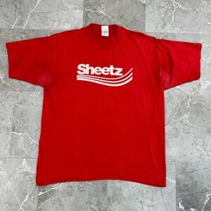 Vintage Sheetz Graphic Tee Mens XL Gas Station Pittsburgh Short Sleeve Shirt